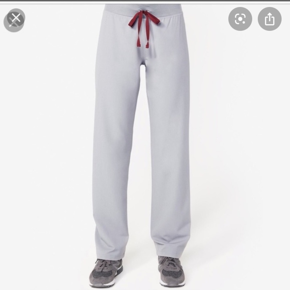 Figs Livingston xs petite cement scrub pants